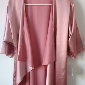 Lularie Shiny Rose Gold Pink Satin Shirley S BNWT